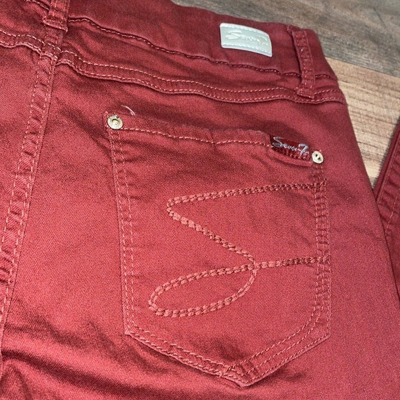 Seven7 Tummyless High Rise Skinny Jeans.  Size 6 - Picture 7 of 9